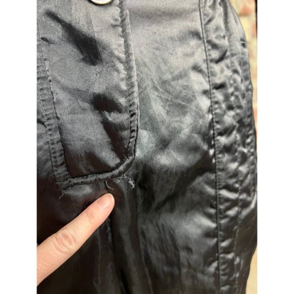 Ski Suit 1980s vintage snow suit black gray floral - Picture 7 of 16